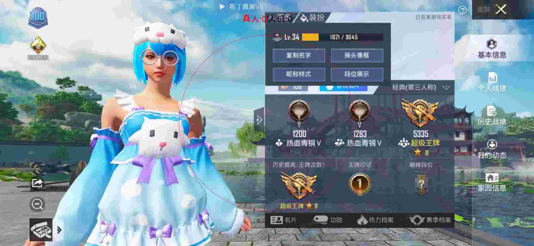 和平精英布丁直装透视 - 和平精英图片头像科技感辅助预览图
